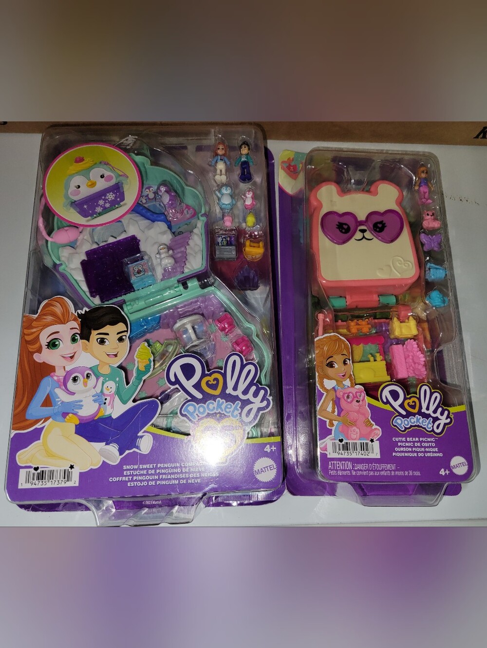 2 Polly Pockets, Both New In Box
